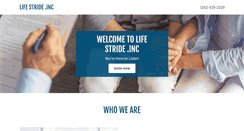 Desktop Screenshot of life-stride.com